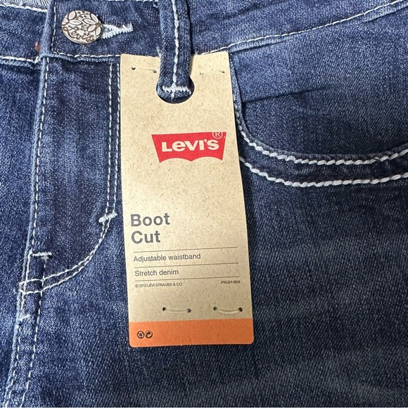 Levi’s Girls Boot Cut Adjustable Waistband Jeans NEW - Picture 6 of 9